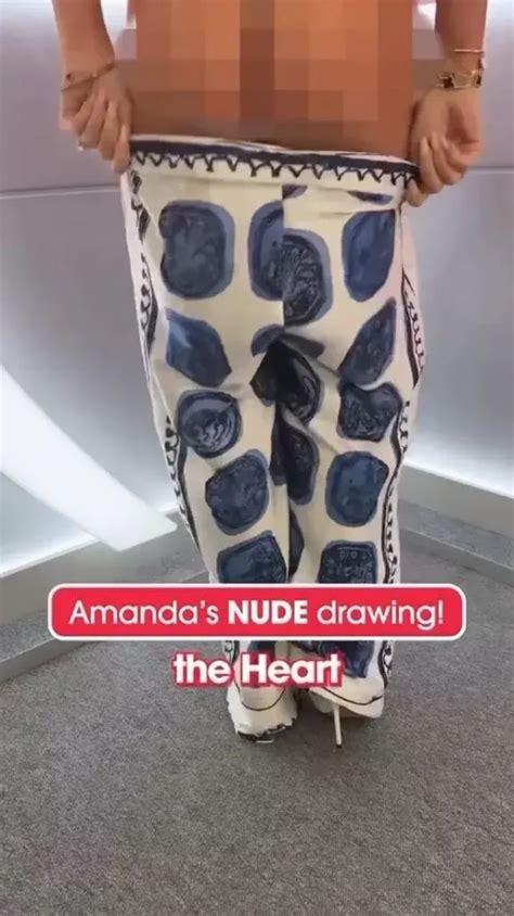 amanda holden uncensored|Amanda Holden strips naked for nude drawing session during live .